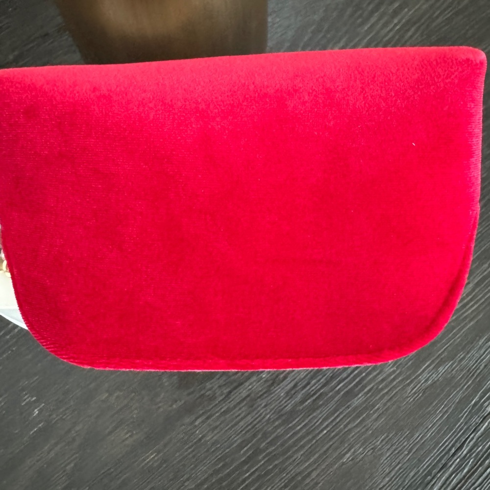 New! Dior Cosmetic Makeup Red Velvet Pouch 
Red ~ - Picture 5 of 9
